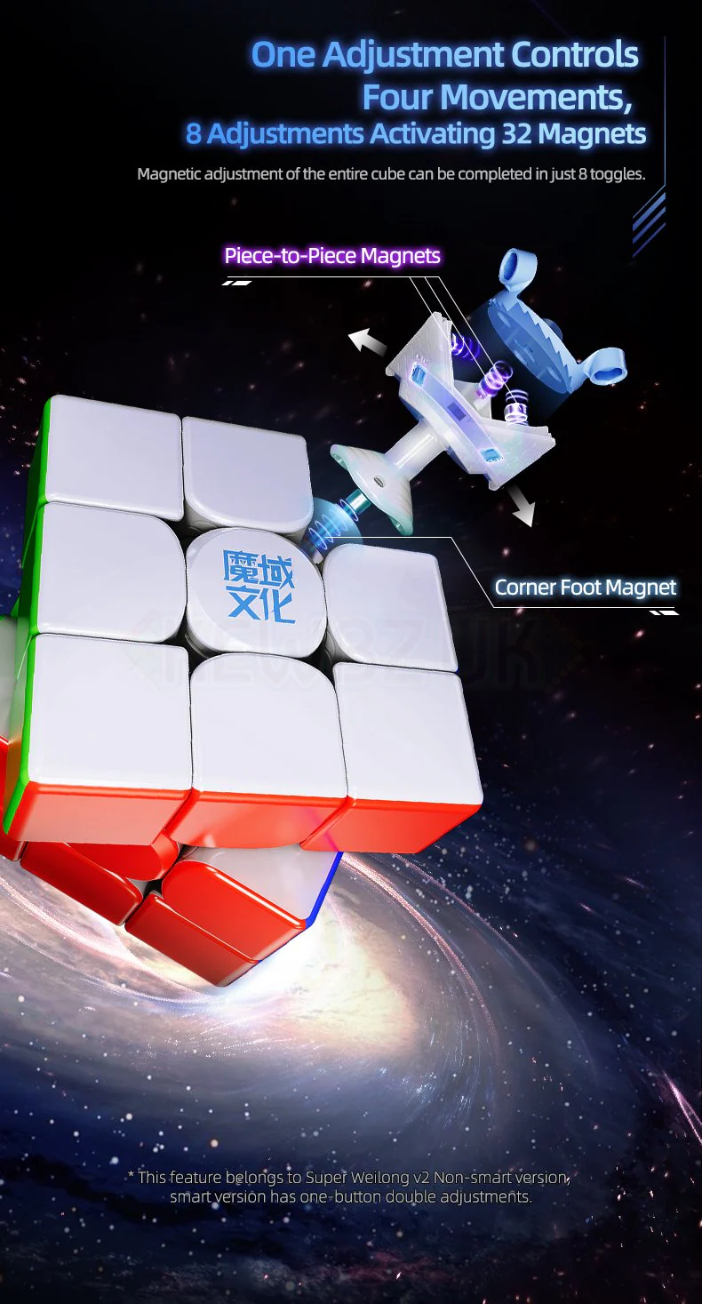 MoYu Super WeiLong V2 (20 Magnet, Maglev, UV, Ball-Core) - Image 12