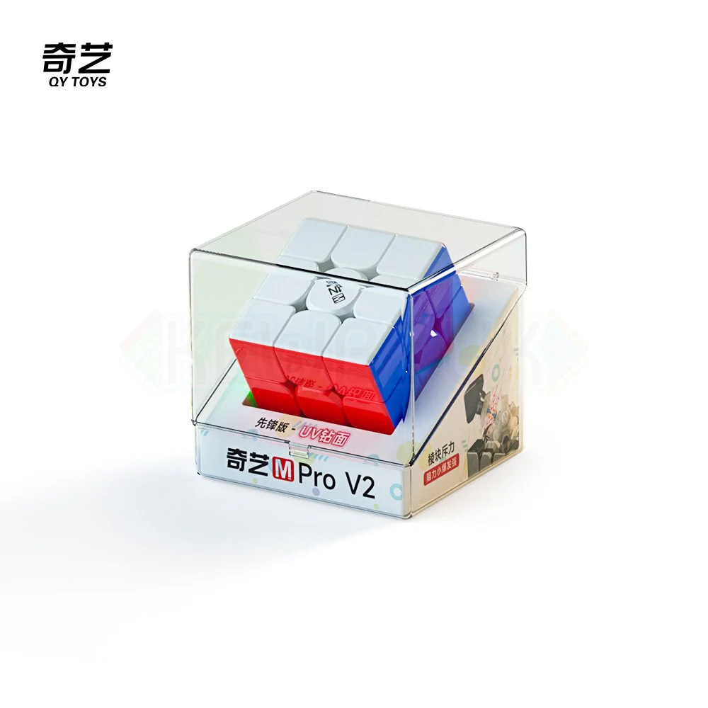 QiYi M 3x3 Pro V2 Pioneer (Magnetic, Maglev, UV, Ball-Core) - Image 6