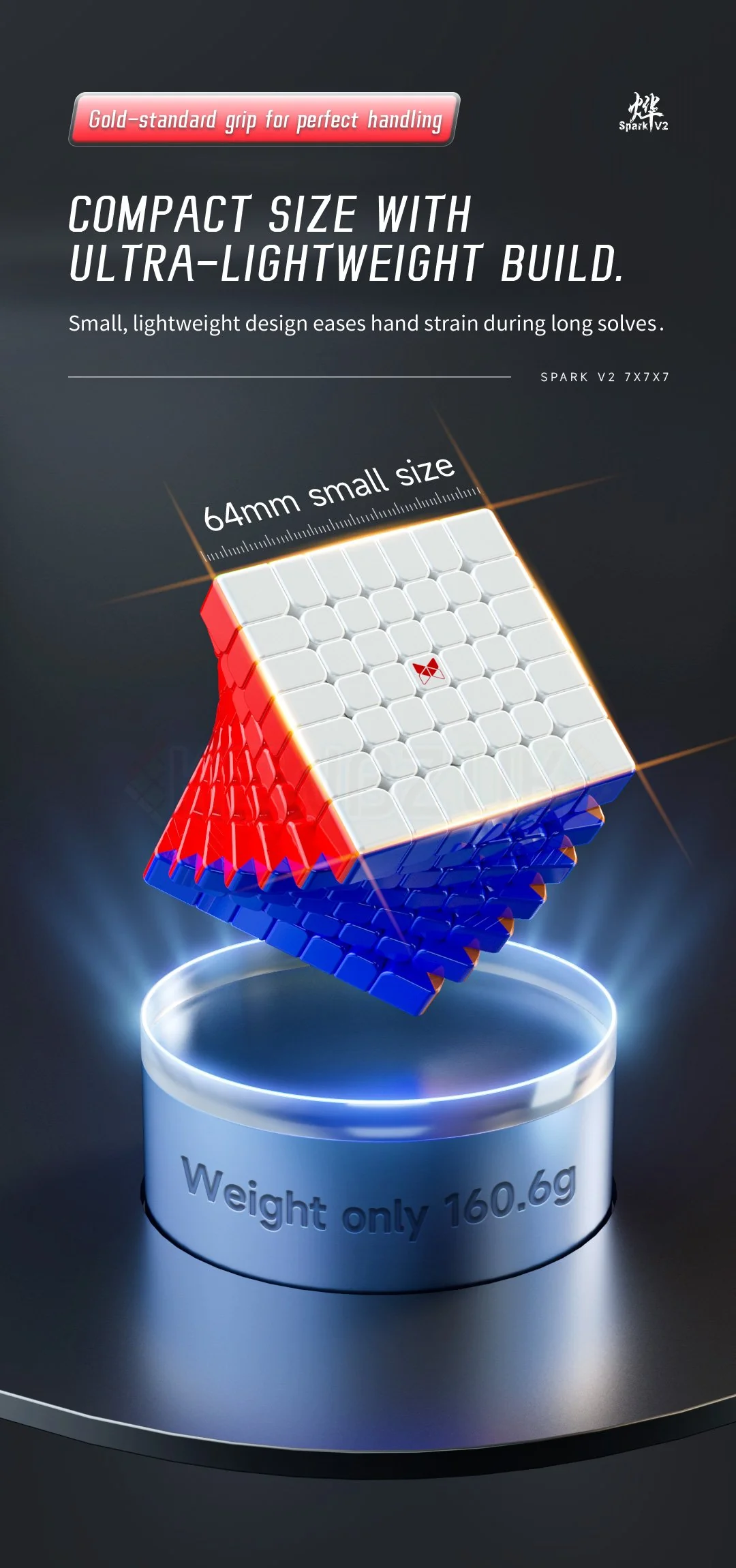 QiYi X-Man Spark 7x7 V2 (Magnetic, Ball-Core) - Image 7
