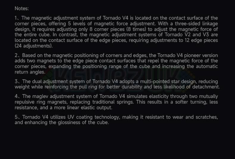 QiYi XMD 3x3 Tornado V4 Flagship (Magnetic, Ball-Core) - Image 25