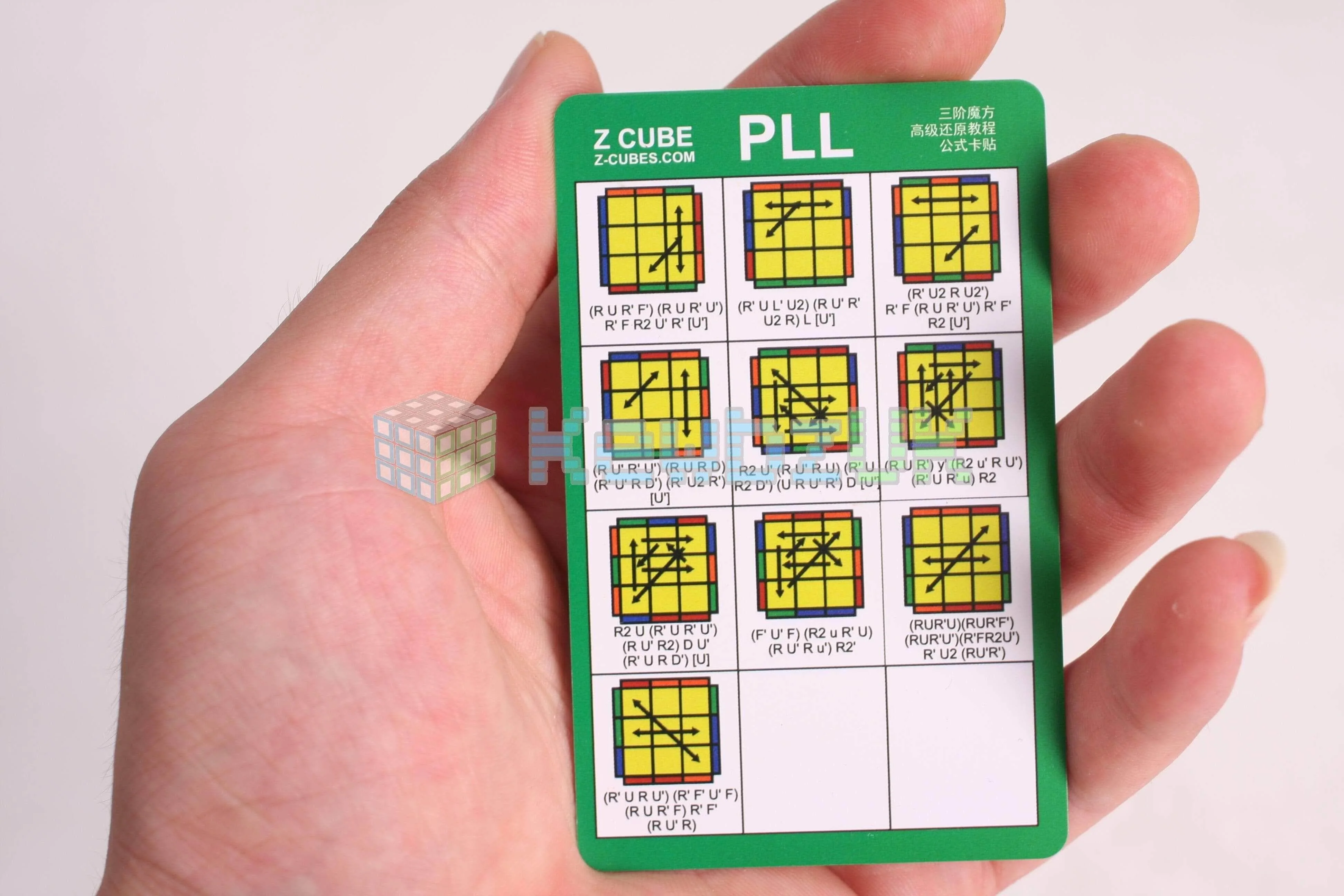 ZCube CFOP Card (x3) - Image 3