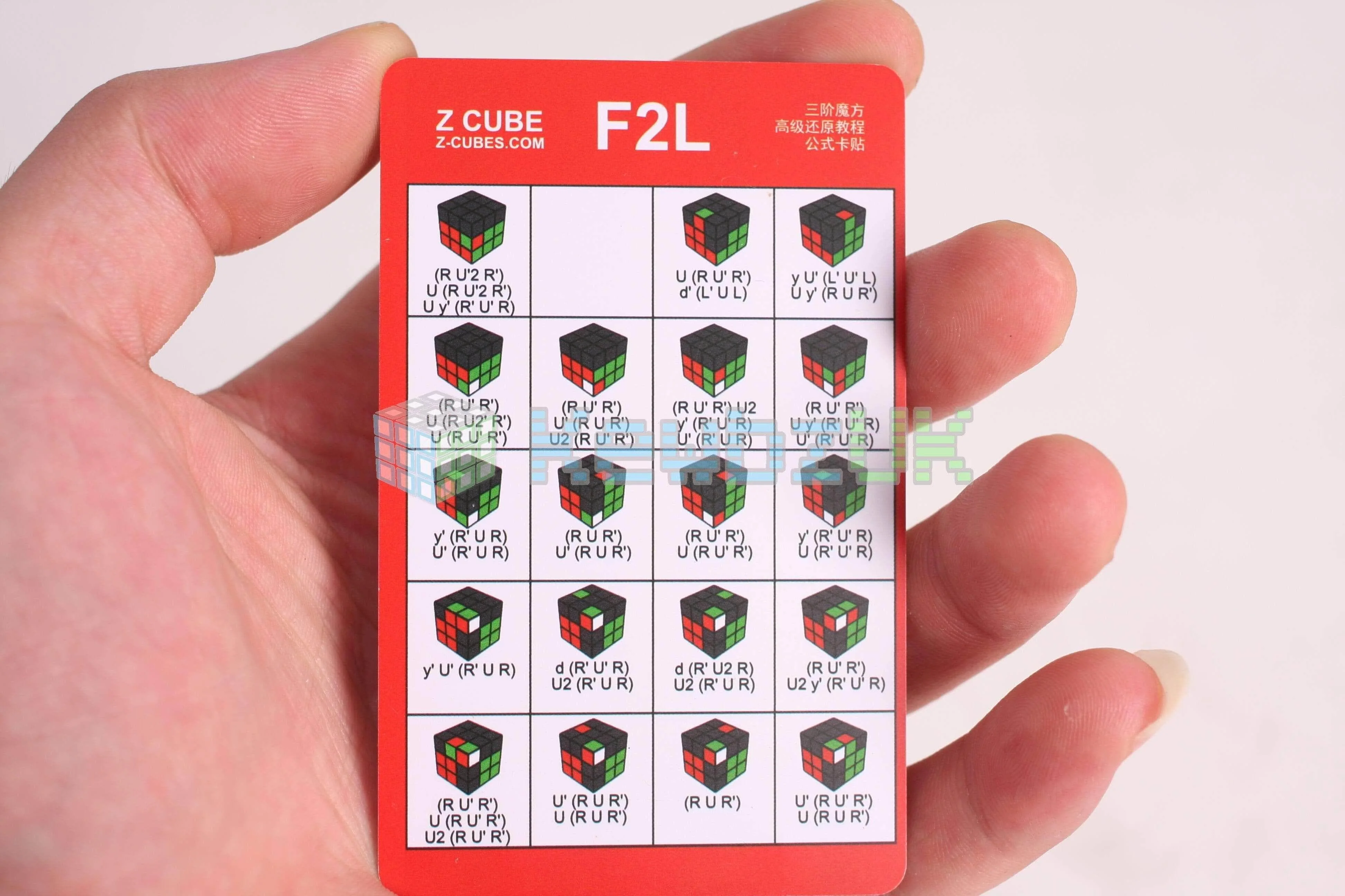 ZCube CFOP Card (x3) - Image 4