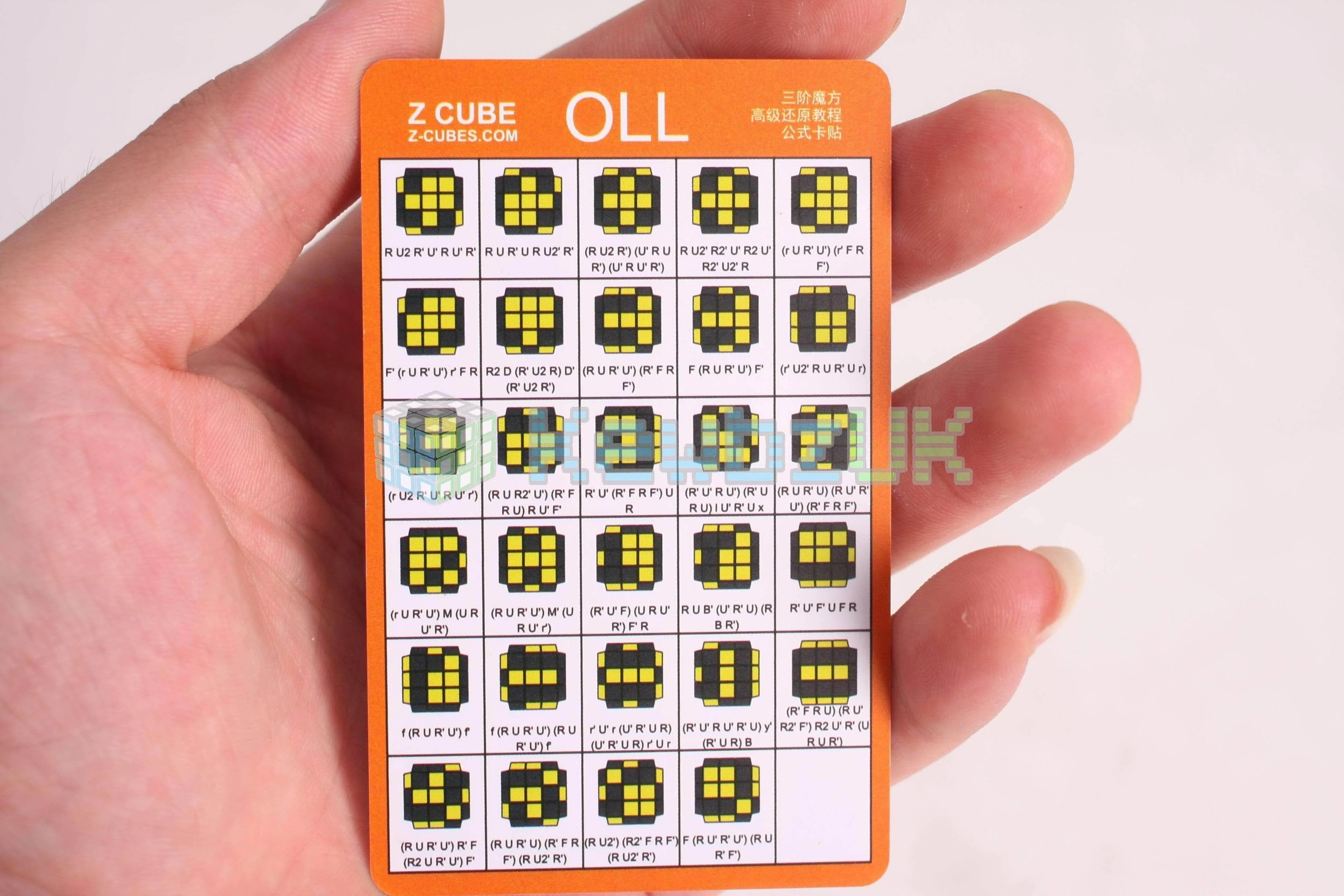 ZCube CFOP Card (x3) - Image 5